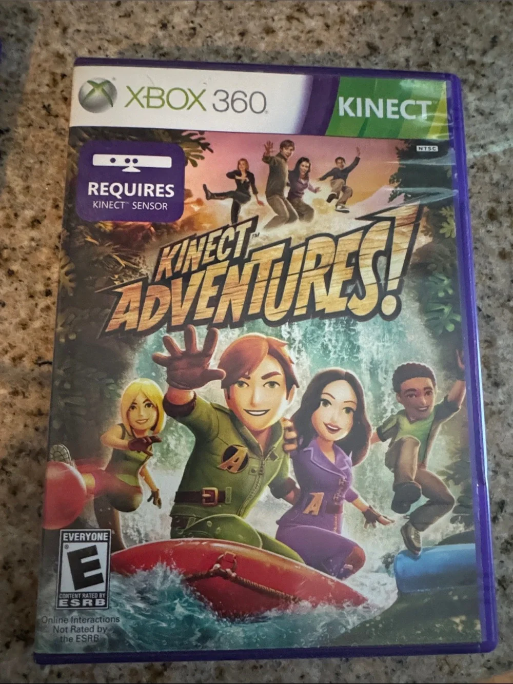 360 Black Kinect Sensor with Kinect Sports, Dance Central & Kinect Adventures